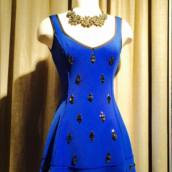 Tracy Reese Blue Neoprene dress